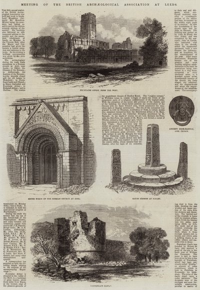 Meeting of the British Archaeological Association at Leeds by Edmund Morison Wimperis